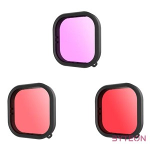 Telesin vízálló szűrőkészlet GoPro Hero 9 , Hero 10 , Hero 11 (GP-FLT-904) készülékekhez