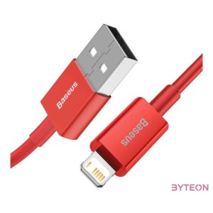 USB-kábel a Lightning Baseus Superior sorozathoz, 2,4 A, 1 m (piros)