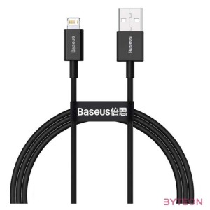USB-kábel a Lightning Baseus Superior sorozathoz, 2,4A, 1 m (fekete)