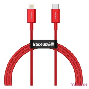 USB-C kábel a Lightning Baseus Superior sorozathoz, 20 W, PD, 1 m (piros)