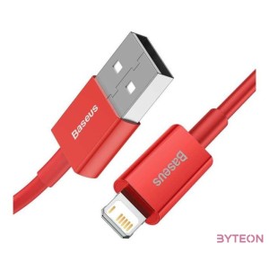 USB-kábel a Lightning Baseus Superior sorozathoz, 2,4 A, 1 m (piros)