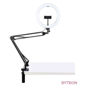 Állvány , asztali állvány LED kliphez 26 cm vlog , stream Puluz PKT3090B telefonhoz