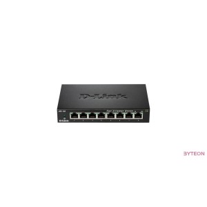D-Link DES-108/E 8port  [ 10/100Mbit, asztali és rackbe is ]