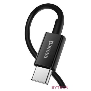 USB-C kábel a Lightning Baseus Superior sorozathoz, 20 W, PD, 1 m (fekete)