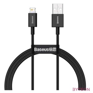 USB-kábel a Lightning Baseus Superior sorozathoz, 2,4A, 1 m (fekete)