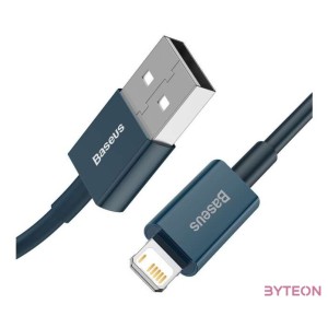 USB-kábel a Lightning Baseus Superior sorozathoz, 2,4A, 1 m (kék)