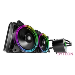 Darkflash TR240 Számítógép vízhűtés AiO RGB 2x 120x120 (fekete)