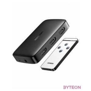 UGREEN CM332 3 az 1-ben HDMI kapcsoló 1.4, 4K, 30 Hz (fekete)