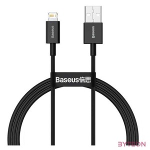 USB-kábel a Lightning Baseus Superior sorozathoz, 2,4A, 1 m (fekete)