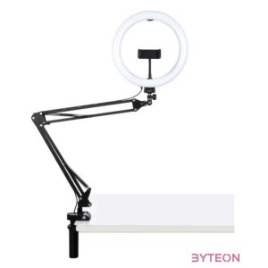 Állvány , asztali állvány LED kliphez 26 cm vlog , stream Puluz PKT3090B telefonhoz