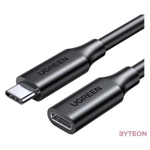 Hosszabbító USB-C 3.1 Gen2 UGREEN kábel, 4K, 100 W, 1 m (fekete)