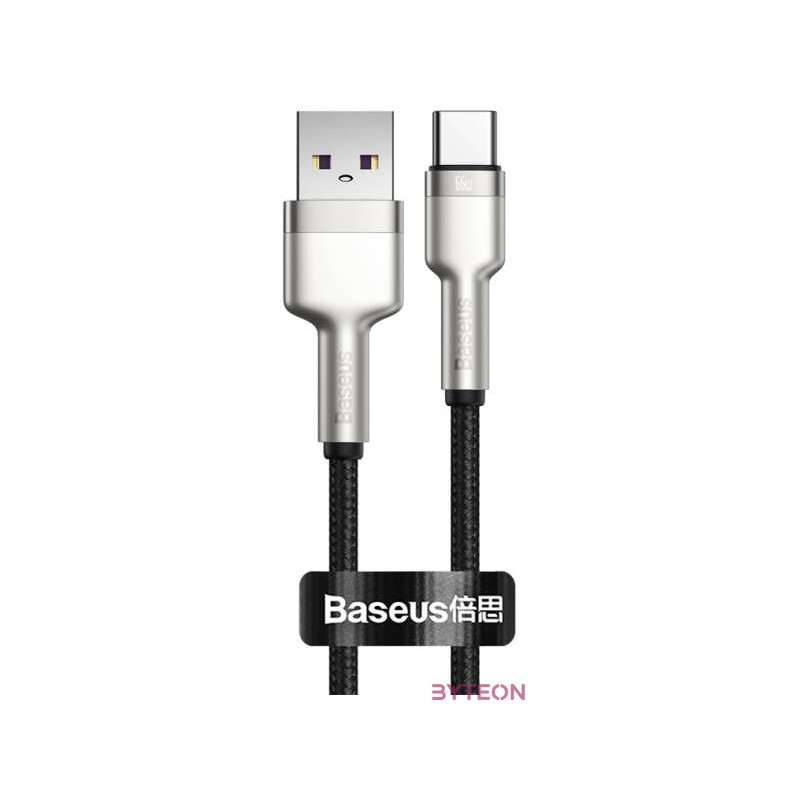 Baseus Cafule USB-USB-C kábel, 66 W, 0,25 m (fekete)