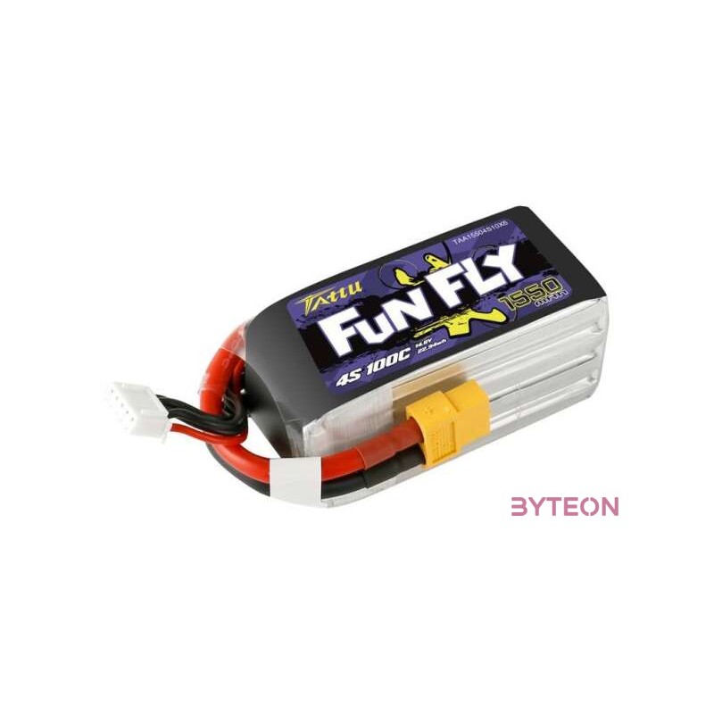 Tattu Funfly 1550mAh 14.8V 100C 4S1P akkumulátor