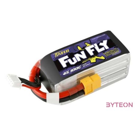 Tattu Funfly 1550mAh 14.8V 100C 4S1P akkumulátor