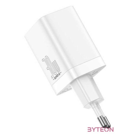 Baseus Super Si Pro gyorstöltő USB  USB-C 30W (fehér)
