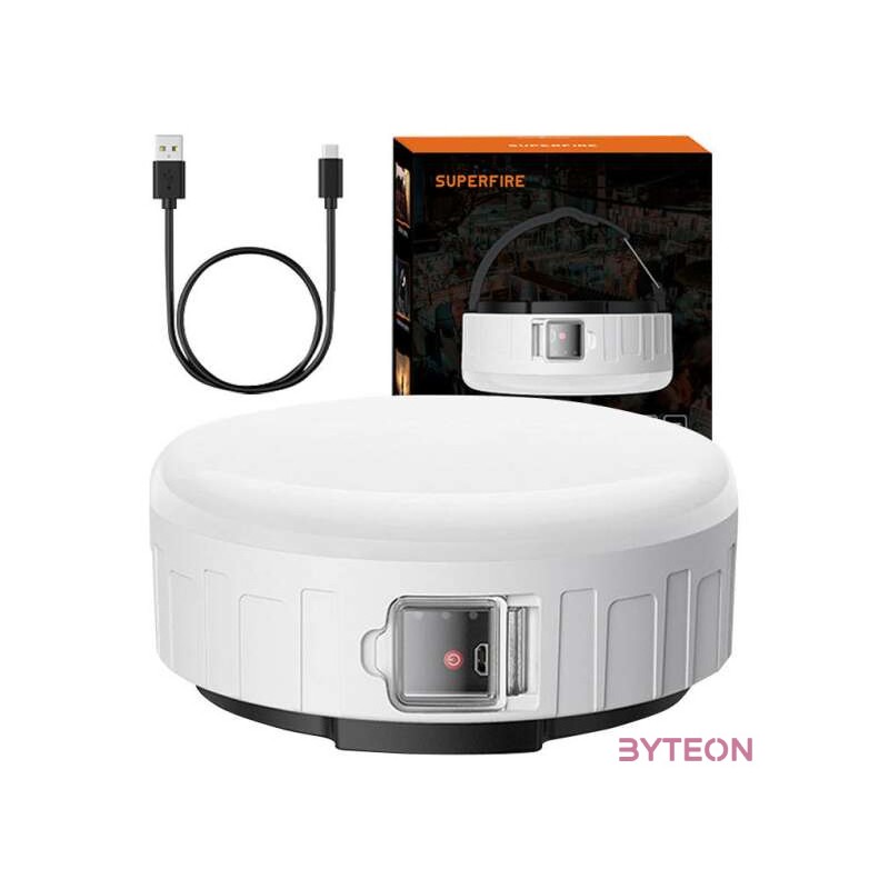 Superfire kemping lámpa T25, 400lm, USB