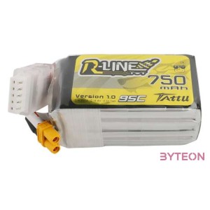 Tattu R-Line 750mAh 14.8V 95C 4S1P JST-XHR akkumulátor