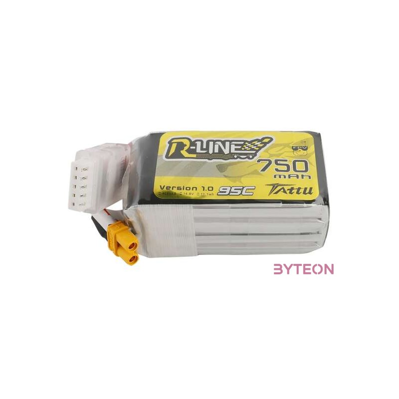 Tattu R-Line 750mAh 14.8V 95C 4S1P JST-XHR akkumulátor