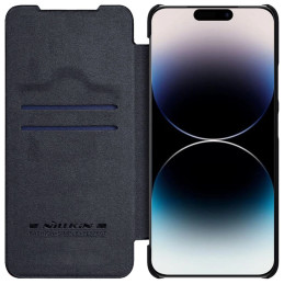 Nillkin Qin Pro Leather Case for iPhone 14 Pro Max (Black)