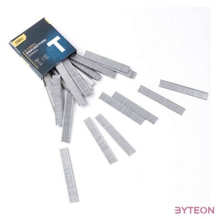 Deli Tools EDL238010 tűzőkapocs, T, 2000 db