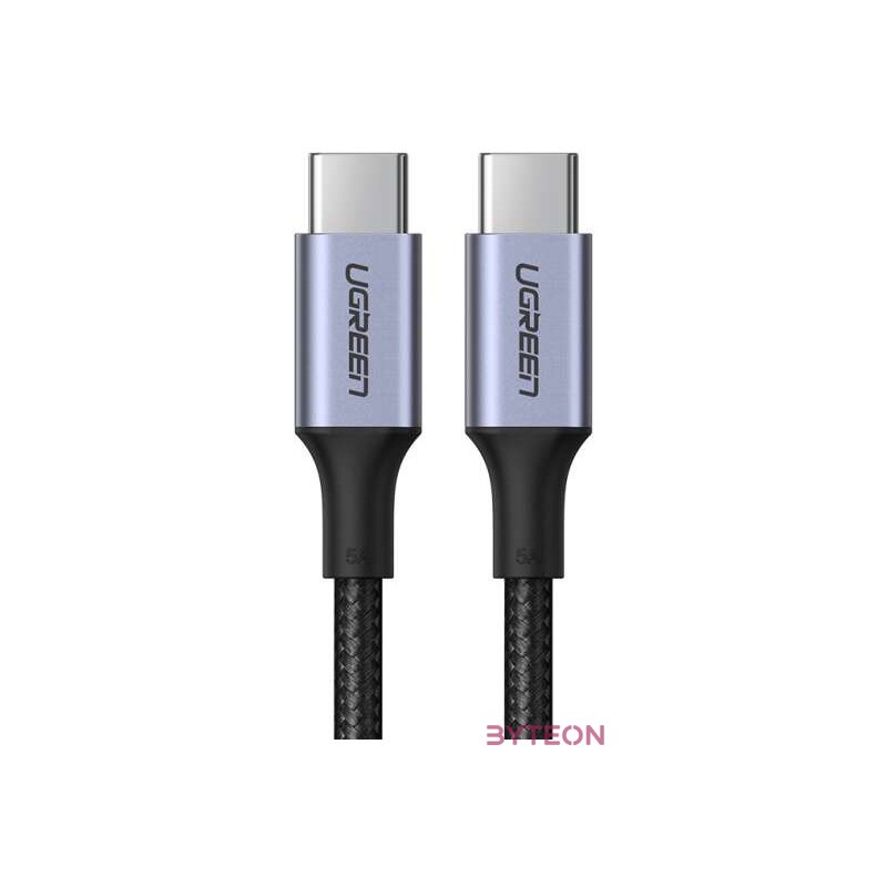 UGREEN US316 Type C to Type C Cable, 100W, 3m (fekete)