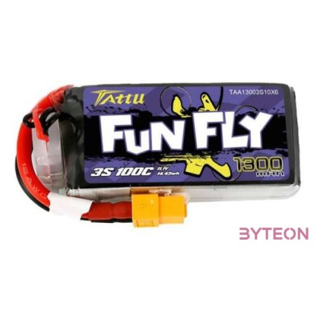 Tattu Funfly 1300mAh 11.1V 100C 3S1P akkumulátor