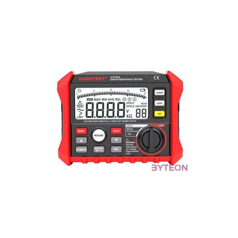 Habotest HT2302 Digital Earth Resistance Tester