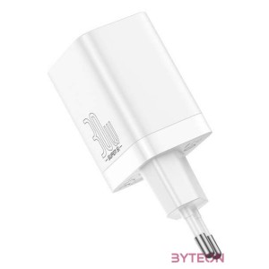 Baseus Super Si Pro gyorstöltő USB  USB-C 30W (fehér)