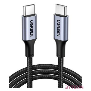UGREEN US316 Type C to Type C Cable, 100W, 3m (fekete)