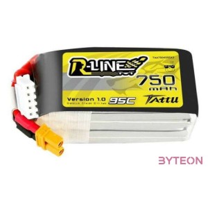 Tattu R-Line 750mAh 14.8V 95C 4S1P JST-XHR akkumulátor