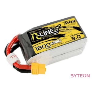 Tattu R-Line Version 3.0 1800mAh 14.8V 120C 4S1P XT60 akkumulátor