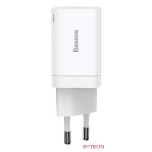 Baseus Super Si Pro gyorstöltő USB  USB-C 30W (fehér)