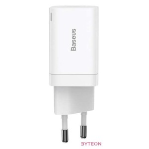 Baseus Super Si Pro gyorstöltő USB  USB-C 30W (fehér)