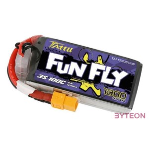 Tattu Funfly 1300mAh 11.1V 100C 3S1P akkumulátor