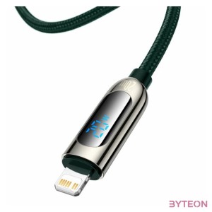 USB-C-Lightning Baseus kijelzőkábel, PD, 20 W, 2 m (zöld)