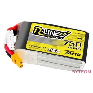 Tattu R-Line 750mAh 14.8V 95C 4S1P JST-XHR akkumulátor