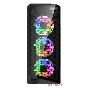 Darkflash Water Square 5 számítógépház (fekete)