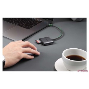 UGREEN CM387 Kártyaolvasó  USB, USB-C (fekete)