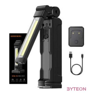 Superfire G16-S multifunkciós zseblámpa, 800lm, USB-C