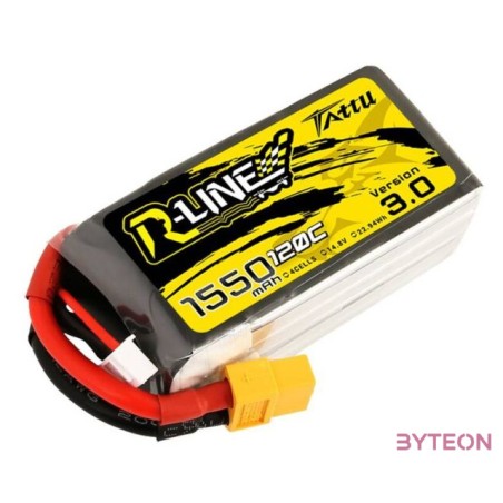 Tattu R-Line Version 3.0 1550mAh 14.8V 120C 4S1P XT60 akkumulátor