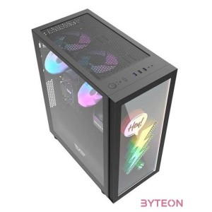 Darkflash DK210 Graffiti számítógépház (fekete)