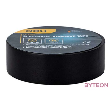Elektromos szigetelőszalag Deli Tools EDL5261, 10m