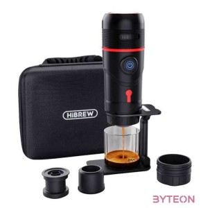 3 az 1-ben hordozható kávéfőző 15 bar nyomással adapterrel és tokkal 80W HiBREW H4-premium