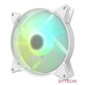 Darkflash C6 ARGB ventilátor készlet számítógéphez 3in1 120x120 (fehér)