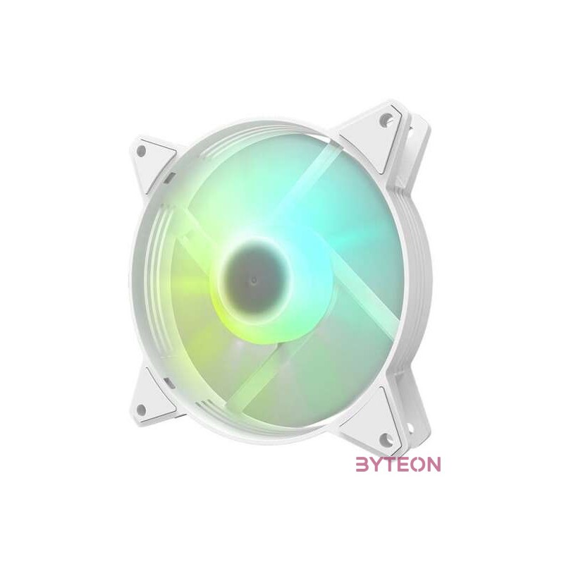 Darkflash C6 ARGB ventilátor készlet számítógéphez 3in1 120x120 (fehér)