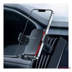 Baseus Metal Age II gravitációs tartó az autó hűtőrácsán (fekete)