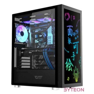 Darkflash DK210 Graffiti számítógépház (fekete)