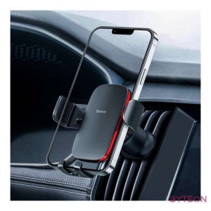 Baseus Metal Age II gravitációs tartó az autó hűtőrácsán (fekete)