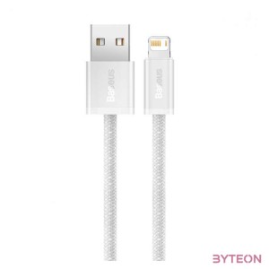 USB-kábel a Lightning Baseus Dynamic, 2,4A, 1m (fehér)