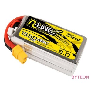Tattu R-Line Version 3.0 1550mAh 14.8V 120C 4S1P XT60 akkumulátor